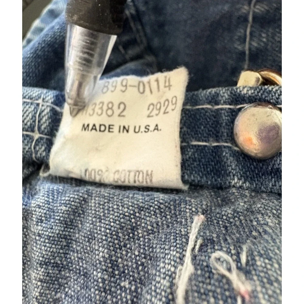 Oshkosh B'gosh vintage boys girls denim overalls‎ 4T Made in USA Vestbak